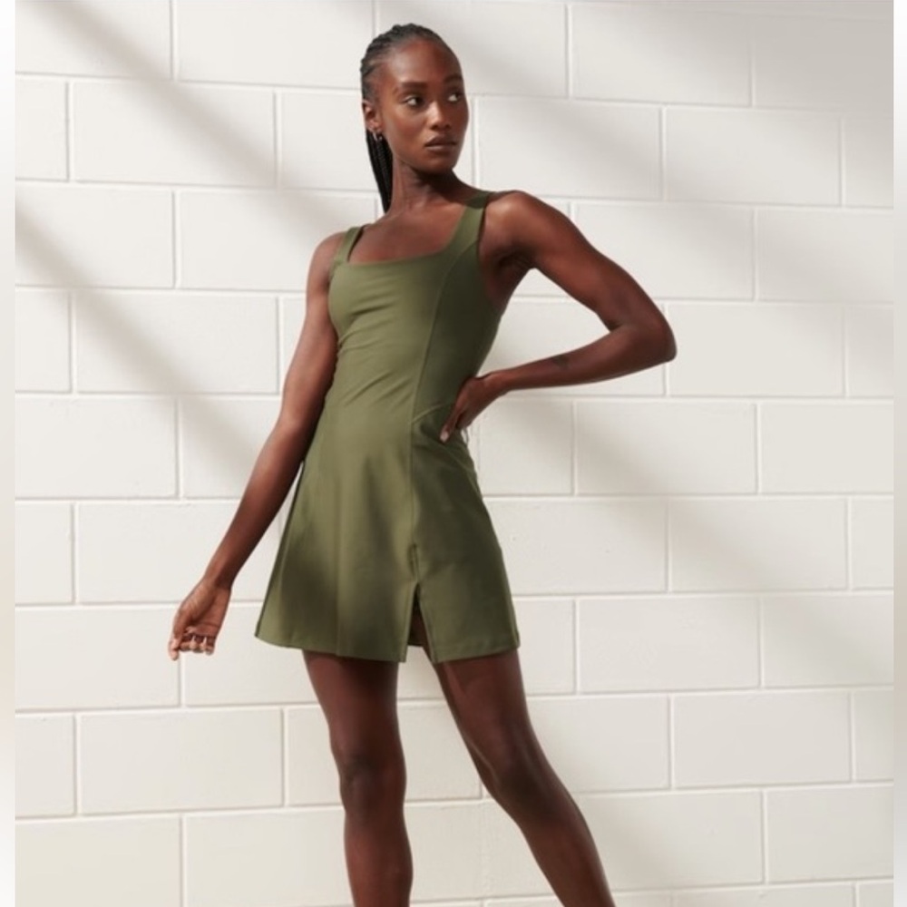 Abercrombie & Fitch Green Mini Dress
